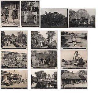 ABEL BRIQUET, from the collection Tipos Mexicanos, Unsigned, Silver / gelatin on paper, 4.9 x 6.6" (12.5 x 17 cm) each, Pieces: 13