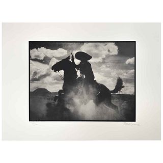 GABRIEL FIGUEROA, Pueblerina, 1948, Signed and dated, Photoserigraphy 72 / 300, 15.7 x 19.4" (40 x 49.5 cm)