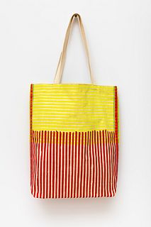 Joy Tote / Yellow + Red