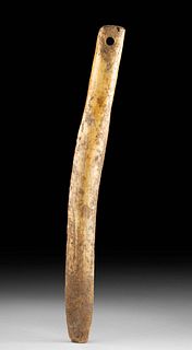 Prehistoric Native American Alaskan Yupik Bone Knife