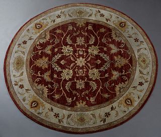 Circular Oriental Carpet, Dia.- 9' 11.