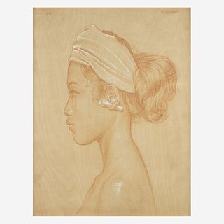 Rudolf Bonnet (Dutch, 1895-1978) Female Figure, Bali