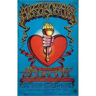 Big Brother/Santana/Chicago Concert Poster