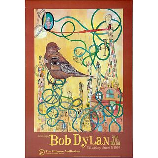 Bob Dylan and David Byrne Concert Posters