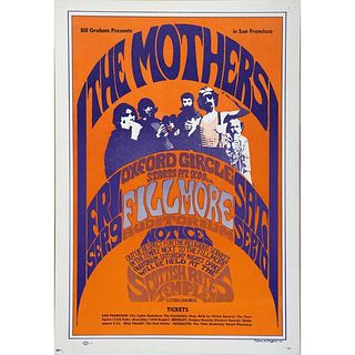 The Mothers of Invention/Oxford Circle Concert Poster