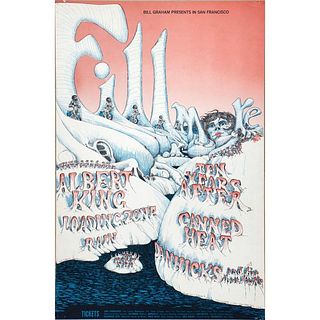 Albert King/Ten Years After Concert Poster