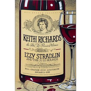 Keith Richards & The X-pensive Winos and Grateful Dead Concert Posters