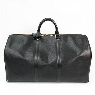 Louis Vuitton Epi Keepall 50 M42962 Women's Boston Bag Noir BF529186