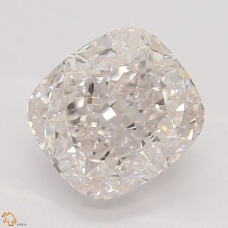 2.21 ct, Natural Very Light Pink Color, VVS2, TYPE IIa Cushion cut Diamond (GIA Graded), Unmounted, Appraised Value: $213,400 