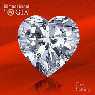4.02 ct, E/VS2, Heart cut GIA Graded Diamond. Unmounted. Appraised Value: $250,000 