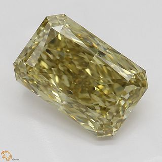2.21 ct, Natural Fancy Brown Yellow Even Color, VS2, Radiant cut Diamond (GIA Graded), Unmounted, Appraised Value: $22,300 