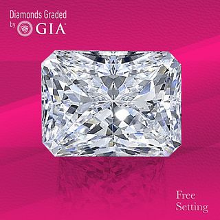 2.01 ct, G/VVS2, Radiant cut GIA Graded Diamond. Unmounted. Appraised Value: $50,000 