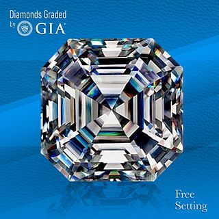 7.04 ct, H/VS2, Sq. Emerald cut GIA Graded Diamond. Unmounted. Appraised Value: $333,000 