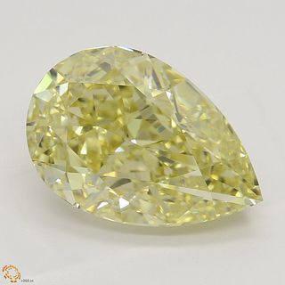 4.51 ct, Natural Fancy Brownish Yellow Even Color, VVS1, Pear cut Diamond (GIA Graded), Unmounted, Appraised Value: $75,700 