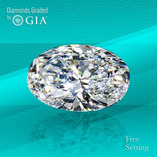 2.02 ct, E/VVS2, Oval cut GIA Graded Diamond. Unmounted. Appraised Value: $59,000 