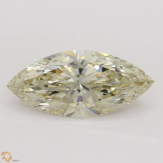2.02 ct, Natural Fancy Light Brownish Yellow Even Color, IF, Marquise cut Diamond (GIA Graded), Unmounted, Appraised Value: $22,800 