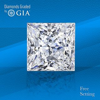 2.01 ct, D/VS1, Princess cut GIA Graded Diamond. Unmounted. Appraised Value: $59,000 