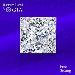 2.03 ct, G/VS2, Princess cut GIA Graded Diamond. Unmounted. Appraised Value: $45,000 