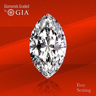 3.80 ct, D/IF, TYPE IIa Marquise cut GIA Graded Diamond. Unmounted. Appraised Value: $372,000 