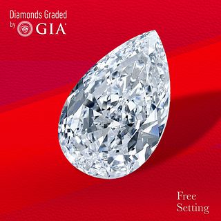 2.34 ct, E/IF, Pear cut GIA Graded Diamond. Unmounted. Appraised Value: $80,000 