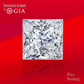 2.01 ct, F/VS1, Princess cut GIA Graded Diamond. Unmounted. Appraised Value: $52,000 