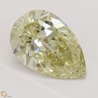 2.05 ct, Natural Fancy Brownish Yellow Even Color, VS2, Pear cut Diamond (GIA Graded), Unmounted, Appraised Value: $21,500 