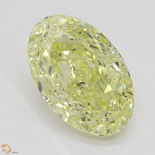 2.21 ct, Natural Fancy Yellow Even Color, VVS2, Oval cut Diamond (GIA Graded), Unmounted, Appraised Value: $33,900 