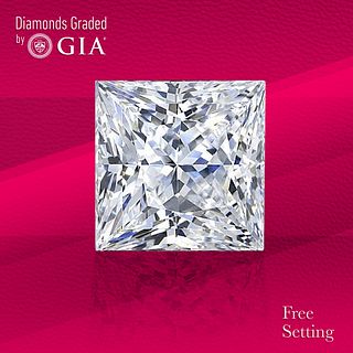 4.01 ct, H/VS1, Princess cut GIA Graded Diamond. Unmounted. Appraised Value: $162,000 