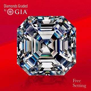 3.01 ct, E/VVS1, Sq. Emerald cut GIA Graded Diamond. Unmounted. Appraised Value: $156,000 