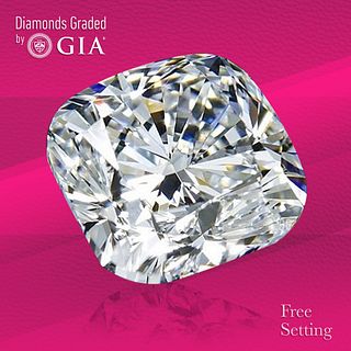 3.53 ct, H/VVS2, Cushion cut GIA Graded Diamond. Unmounted. Appraised Value: $115,000 