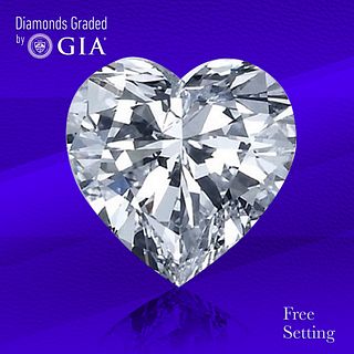 6.25 ct, G/VS2, Heart cut GIA Graded Diamond. Unmounted. Appraised Value: $400,000 
