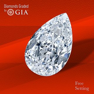 2.01 ct, H/VVS2, Pear cut GIA Graded Diamond. Unmounted. Appraised Value: $39,000 