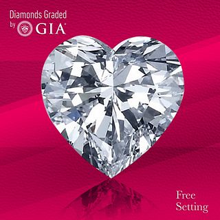 2.01 ct, E/VVS2, Heart cut GIA Graded Diamond. Unmounted. Appraised Value: $59,000 