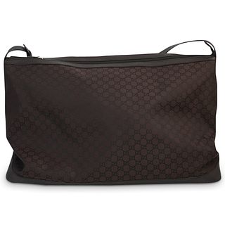 Gucci Brown Monogram Duffle Bag