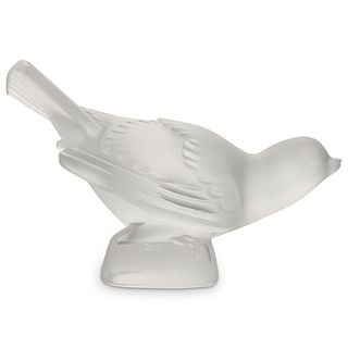 Lalique Crystal Glass Bird Figurine