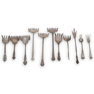 (11Pc) Sterling Sardine Forks