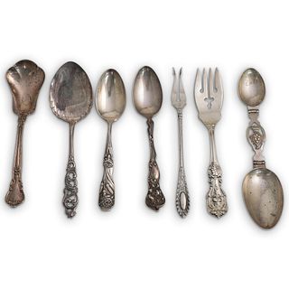 (7Pc) Sterling Flatware Grouping