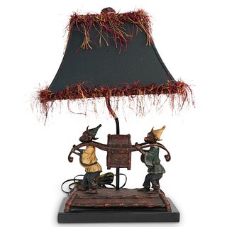 Exotic Vintage Monkey Desk Lamp