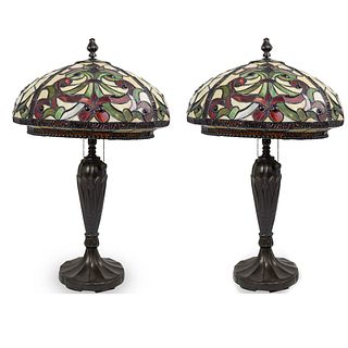 Pair of Dale Tiffany Table Lamps