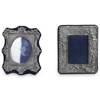 Pair Of "NLS" Sterling Picture Frames