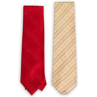(2 Pc) Pair of Luxury Collection Stefano Ricci Silk Ties