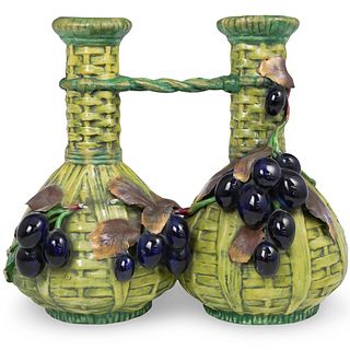 Art Nouveau Amphora Double Vase