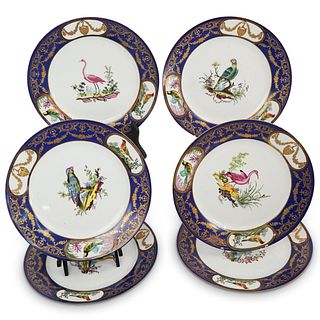 (6 Pcs) Chelsea House Porcelain Dinner Plates