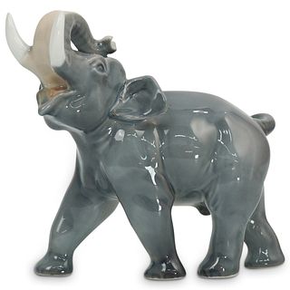 Royal Copenhagen Elephant Porcelain Figurine