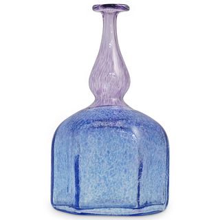 Kosta Boda Art Glass Bottle by Bertil Vallien