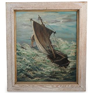 Alice Noss Nautical Ship Painting