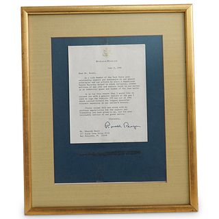 Ronald Reagan Presidential Signature