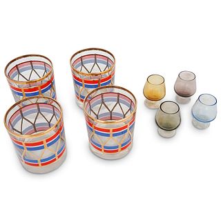 (8 Pc) Mid Century Barware Glasses Set