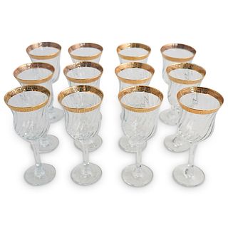 (12 Pcs) Versace Style Crystal Wine Glasses