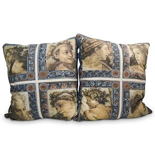 (2 Pc) Pair of Timney Fowler Decorative Pillows- Large